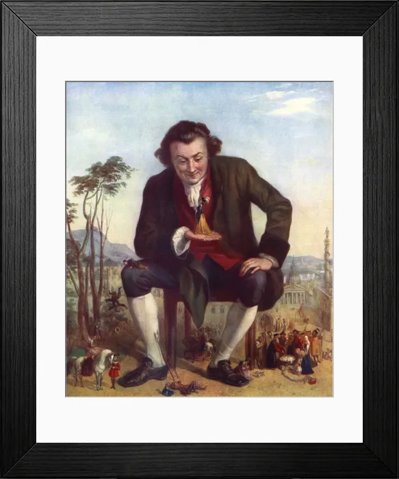 Framed Print : Gulliver in Lilliput Framed Print : Gulliver in Lilliput