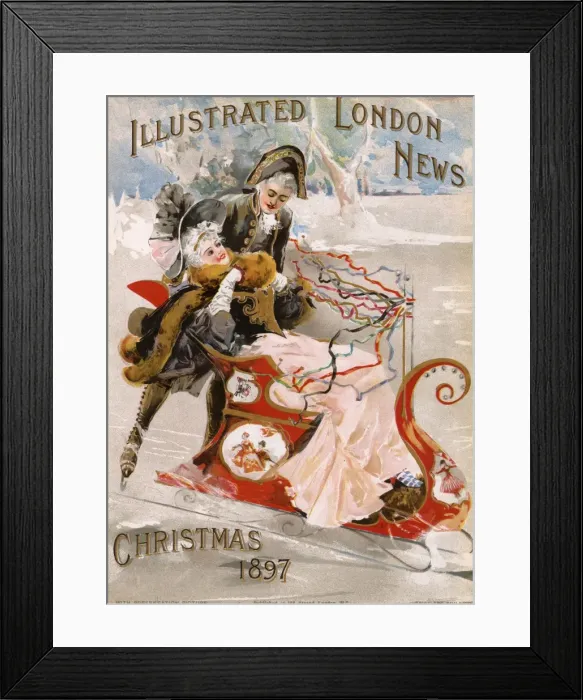 Framed Print : Illustrated London News Christmas Number 1897 Framed Print : Illustrated London News Christmas Number 1897