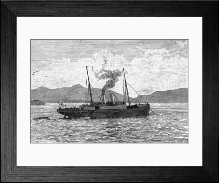 Framed Print : HMS Jackal on Loch Luirbost Framed Print : HMS Jackal on Loch Luirbost
