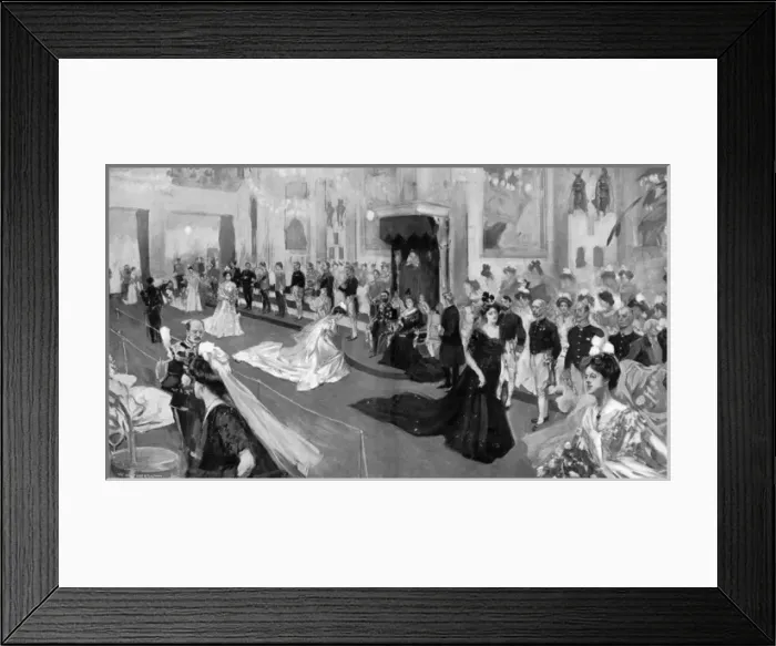 Framed Print : First Drawing Room of the Dublin Season, 1908 Framed Print : First Drawing Room of the Dublin Season, 1908
