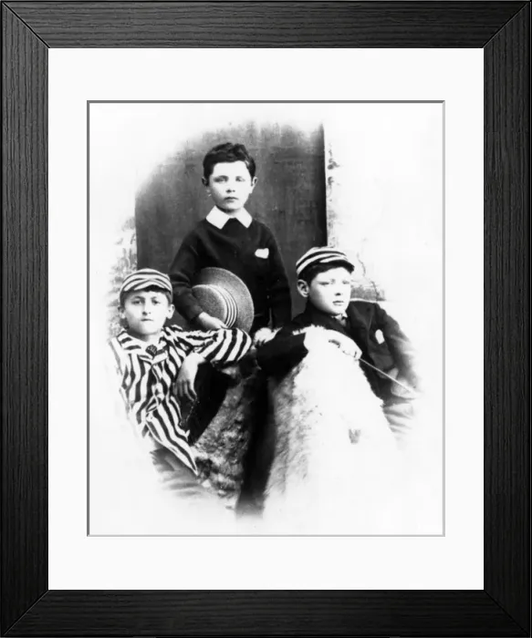 Framed Print : Winston Churchill as a boy