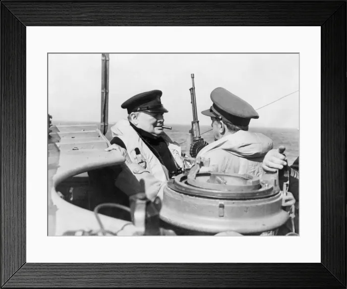 Framed Print : Winston Churchill and Sir Alan Brooke Framed Print : Winston Churchill and Sir Alan Brooke