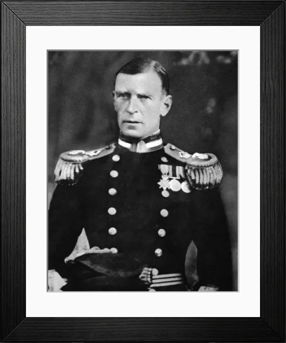 Framed Print : Captain Philip Louis Vian Framed Print : Captain Philip Louis Vian