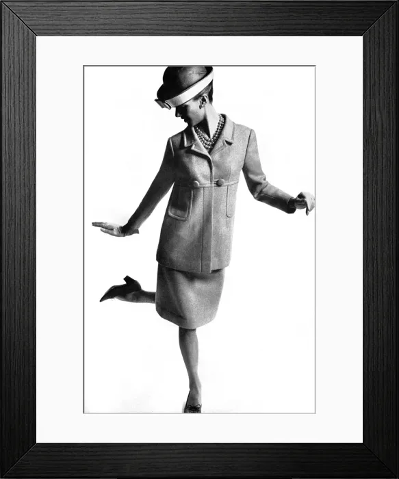 Framed Print : Reldan Digby Morton tweed suit, 1965 Framed Print : Reldan Digby Morton tweed suit, 1965