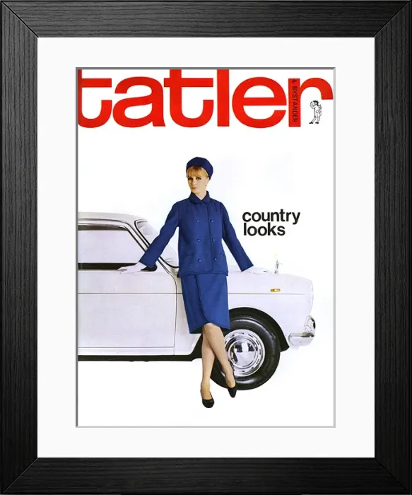 Framed Print : Tatler front cover - Country Looks - 1965