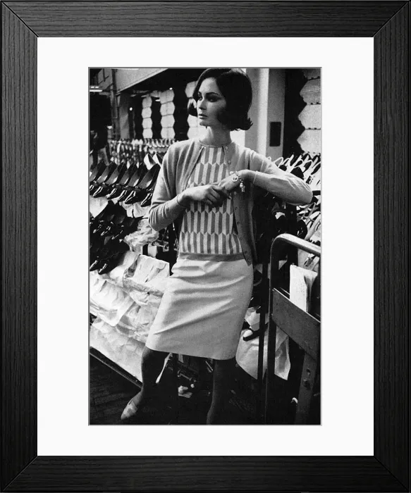 Framed Print : Pringle fashion 1965 Framed Print : Pringle fashion 1965