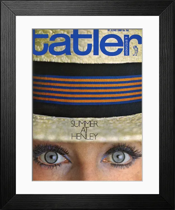Framed Print : Tatler front cover - Summer at Henley, 1965 Framed Print : Tatler front cover - Summer at Henley, 1965
