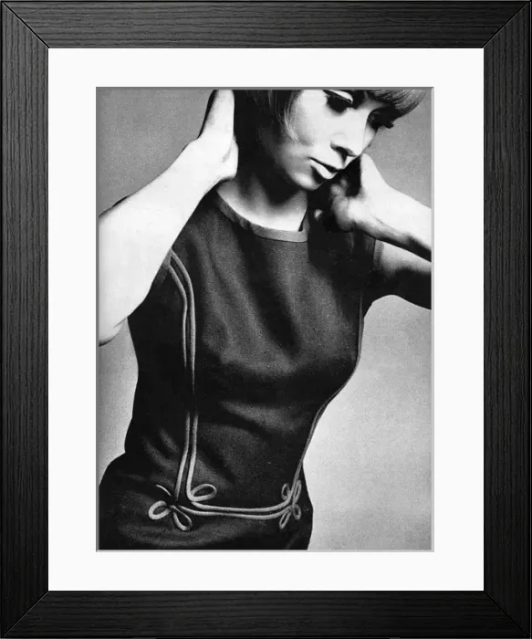 Framed Print : Linen dress from Harrods, 1965 Framed Print : Linen dress from Harrods, 1965