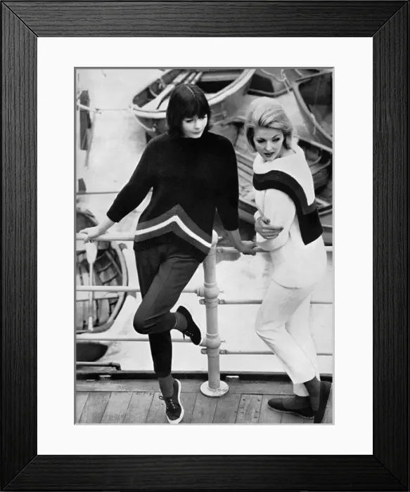 Framed Print : Knitted sweaters by Dior Framed Print : Knitted sweaters by Dior
