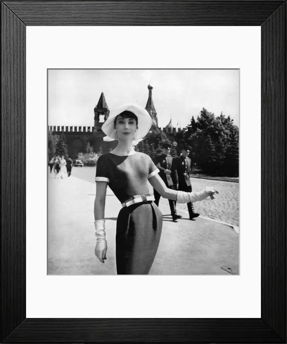 Framed Print : Lightweight sheath dress by Mis Polly Framed Print : Lightweight sheath dress by Mis Polly