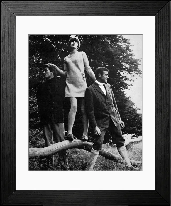 Framed Print : Sixties winter fashions Framed Print : Sixties winter fashions