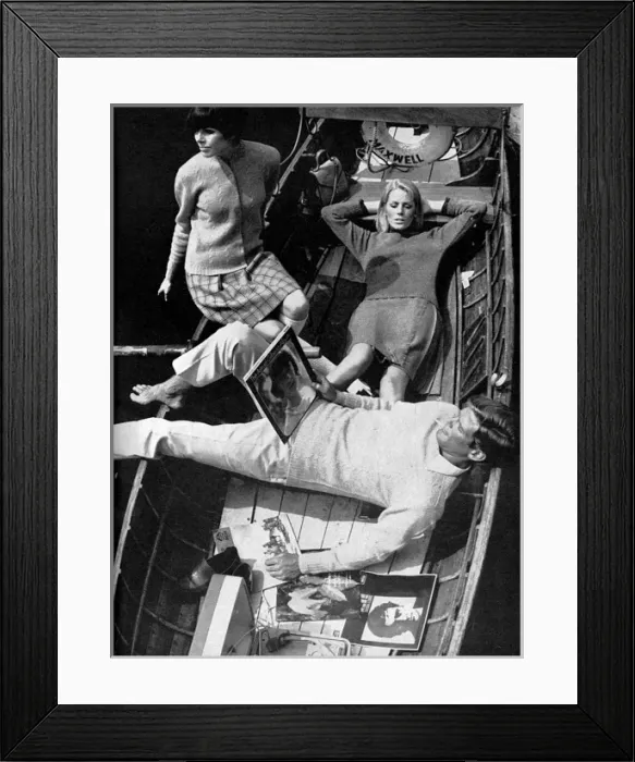 Framed Print : Sixties winter fashions Framed Print : Sixties winter fashions