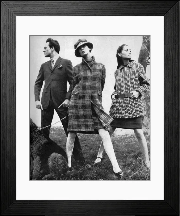 Framed Print : Sixties winter fashions Framed Print : Sixties winter fashions