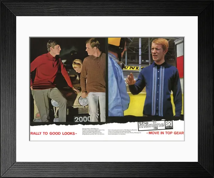 Framed Print : Advertisement for Bri-Lon sports shirts Framed Print : Advertisement for Bri-Lon sports shirts