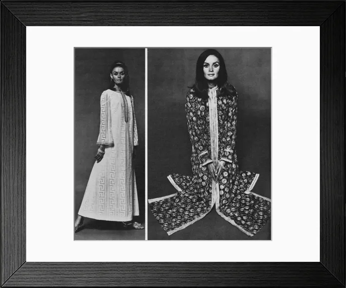 Framed Print : Sixties kaftans Framed Print : Sixties kaftans
