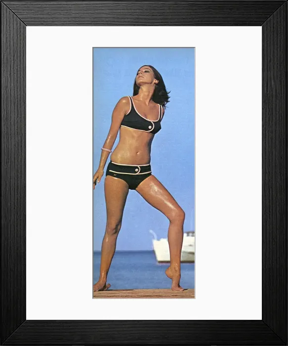 Framed Print : Bikini by Nelbarden