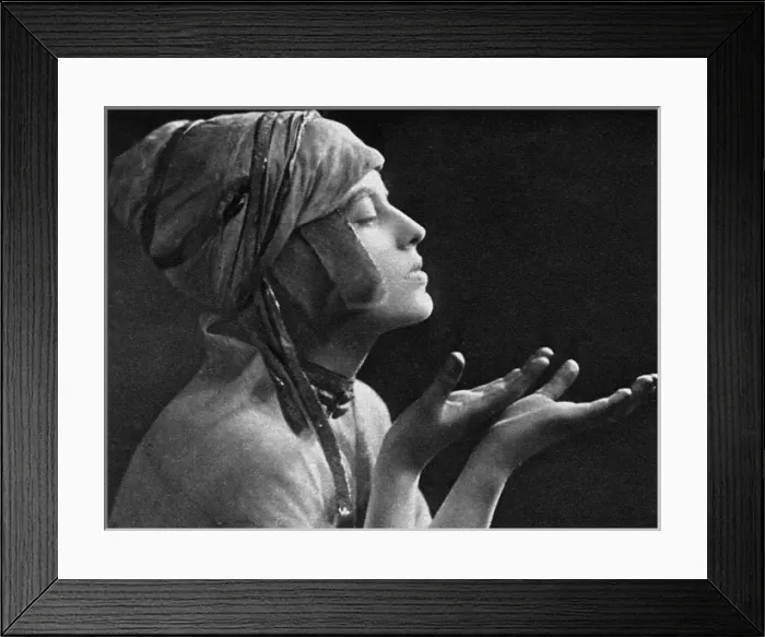 Framed Print : Dacia - lead dancer in Chu Chin Chow Framed Print : Dacia - lead dancer in Chu Chin Chow