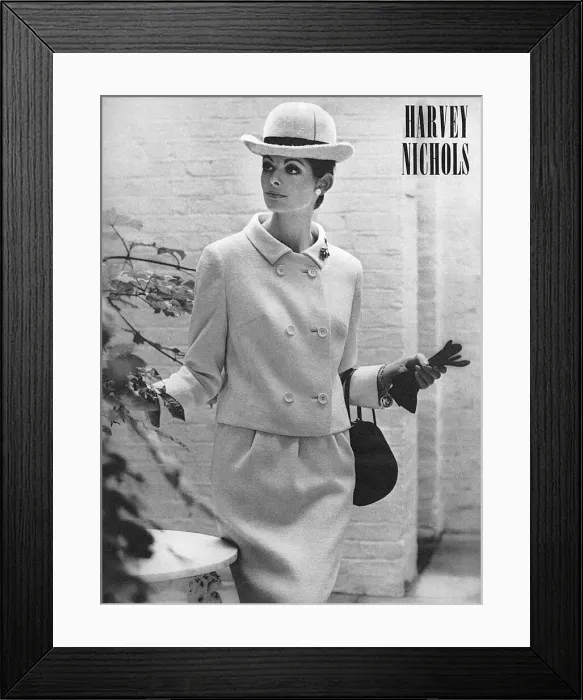 Framed Print : Liza Spain outfit from Harvey Nichols Framed Print : Liza Spain outfit from Harvey Nichols