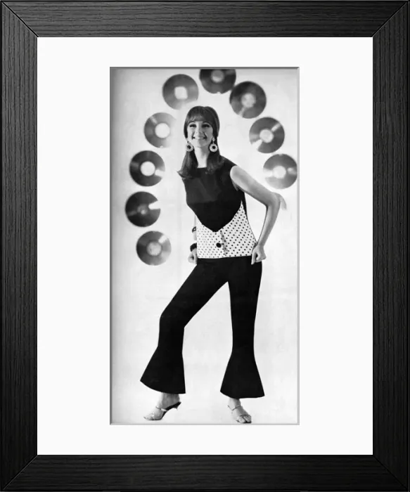 Framed Print : Disco trouser suit, 1965 Framed Print : Disco trouser suit, 1965