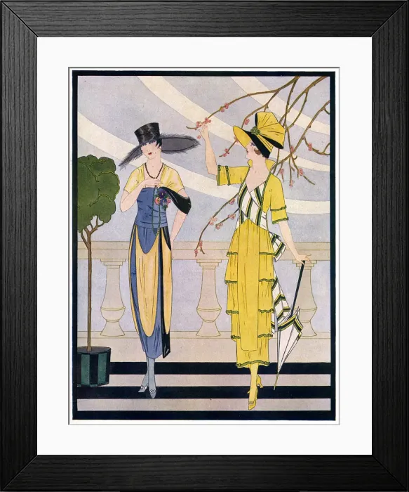 Framed Print : Fashions for Spring, 1919 Framed Print : Fashions for Spring, 1919