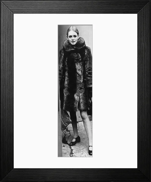Framed Print : Twiggy. Lesley Hornby, otherwise known as Twiggy pictured in the Chelsea Framed Print : Twiggy. Lesley Hornby, otherwise known as Twiggy pictured in the Chelsea