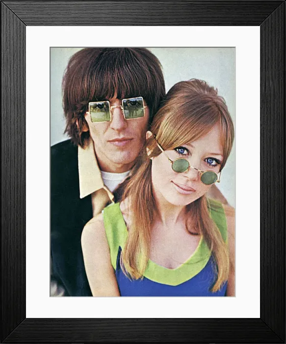 Framed Print : George Harrison and Patti Boyd Framed Print : George Harrison and Patti Boyd