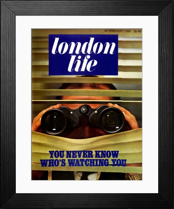 Framed Print : London Life cover page Framed Print : London Life cover page