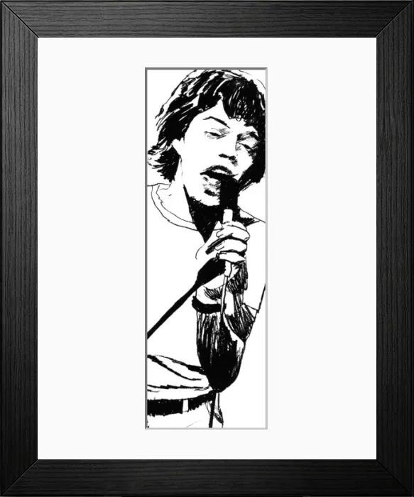 Framed Print : Mick Jagger