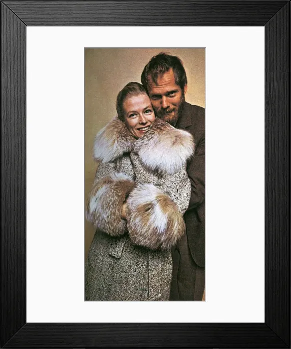 Framed Print : Nina and Frederik - Danish music duo