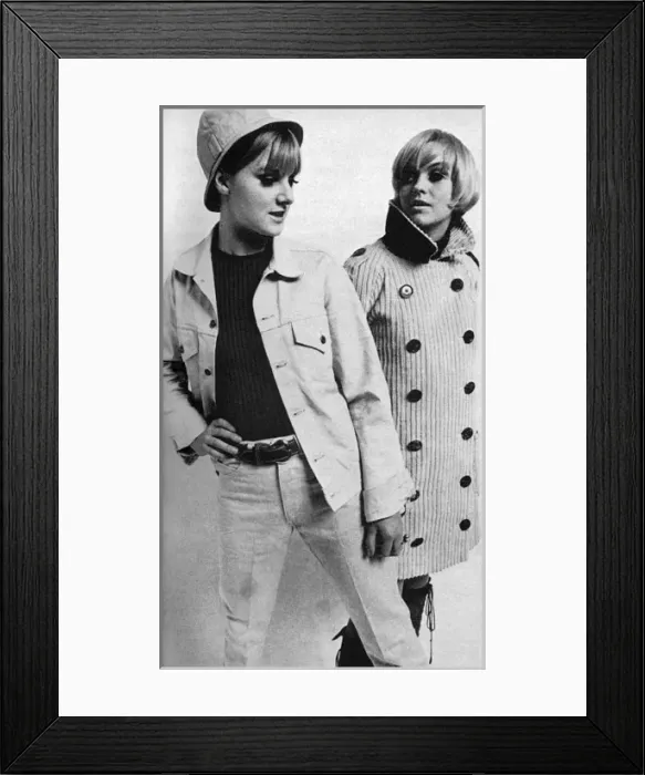 Framed Print : What People Are Wearing - Annika Wills and Anne Nightingale Framed Print : What People Are Wearing - Annika Wills and Anne Nightingale