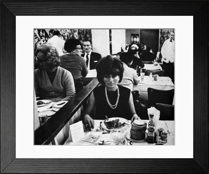 Framed Print : The co-proprietor of Blooms kosher restaurant Framed Print : The co-proprietor of Blooms kosher restaurant