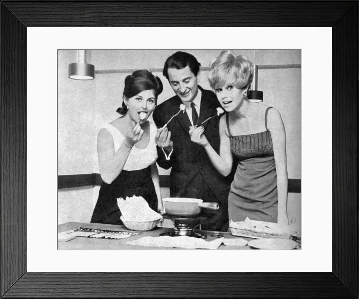 Framed Print : Cheese and wine restaurant in Chelsea, 1966 Framed Print : Cheese and wine restaurant in Chelsea, 1966