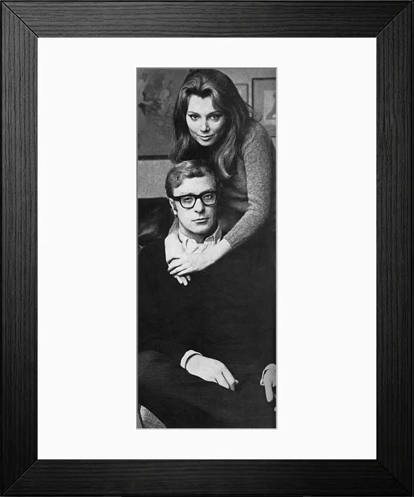 Framed Print : Who People Are Dating - Michael Caine and Elizabeth Ercy Framed Print : Who People Are Dating - Michael Caine and Elizabeth Ercy