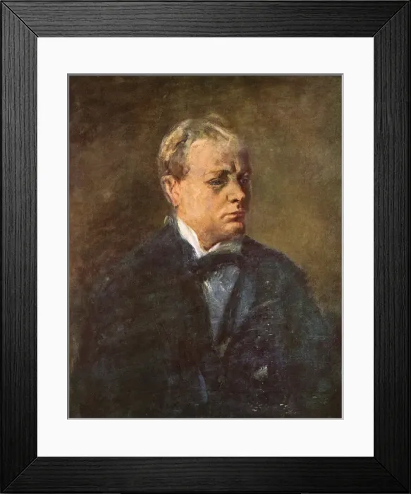Framed Print : The young statesman of WWI: Winston Churchill