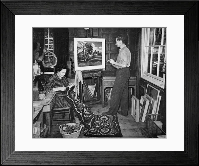 Framed Print : Artists Village Show at Great Bardfield, Essex Framed Print : Artists Village Show at Great Bardfield, Essex