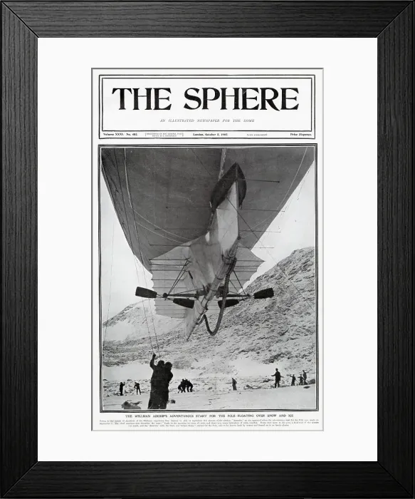 Framed Print : Wellman's Attempt to Reach the North Pole 1907 Framed Print : Wellman's Attempt to Reach the North Pole 1907