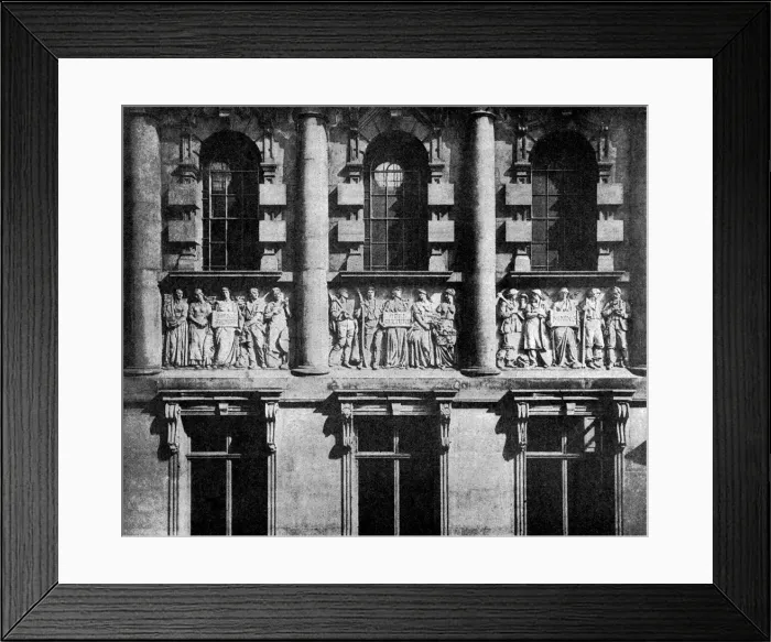 Framed Print : Part of the frieze of The Institute of Chartered Accountants Framed Print : Part of the frieze of The Institute of Chartered Accountants