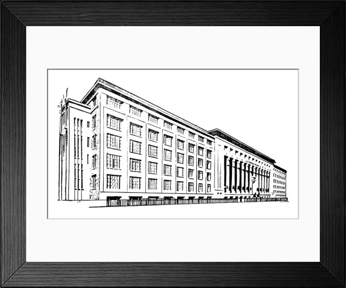 Framed Print : Carreras Cigarette Factory - Arcadia Works, Camden, London Framed Print : Carreras Cigarette Factory - Arcadia Works, Camden, London