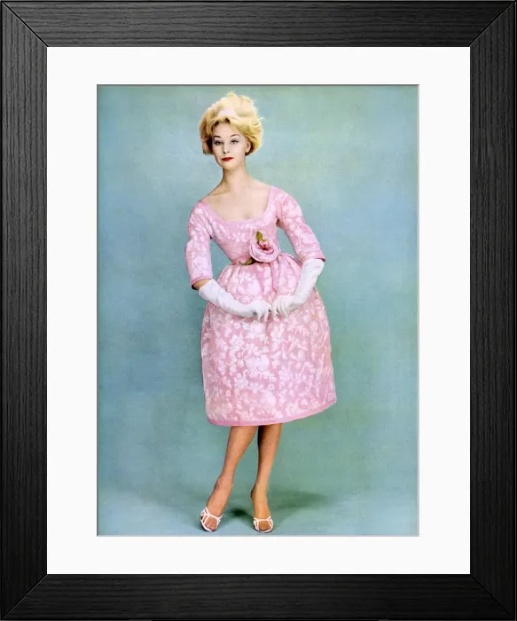 Framed Print : Party dress by Maggy Rouff, 1959 Framed Print : Party dress by Maggy Rouff, 1959