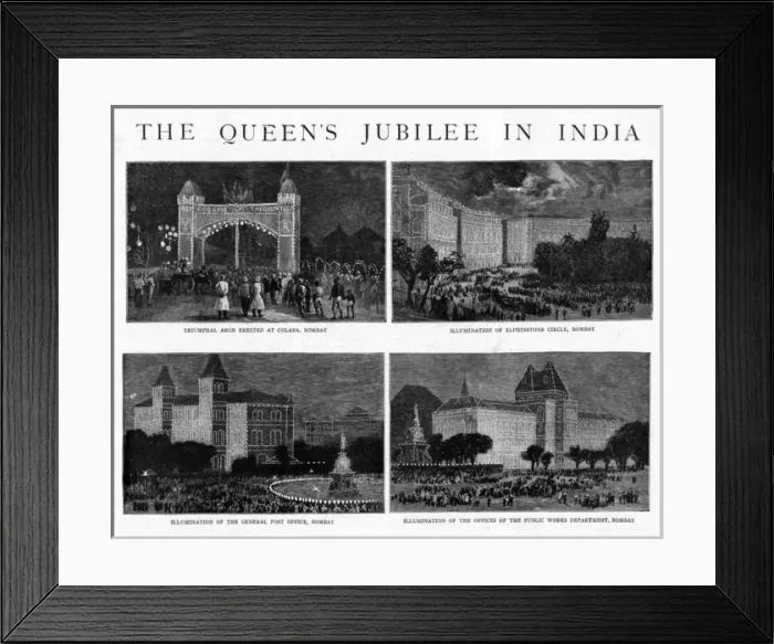 Framed Print : Mumbai - Triumphal Arch / Elphinstone Circle / Post Office Framed Print : Mumbai - Triumphal Arch / Elphinstone Circle / Post Office