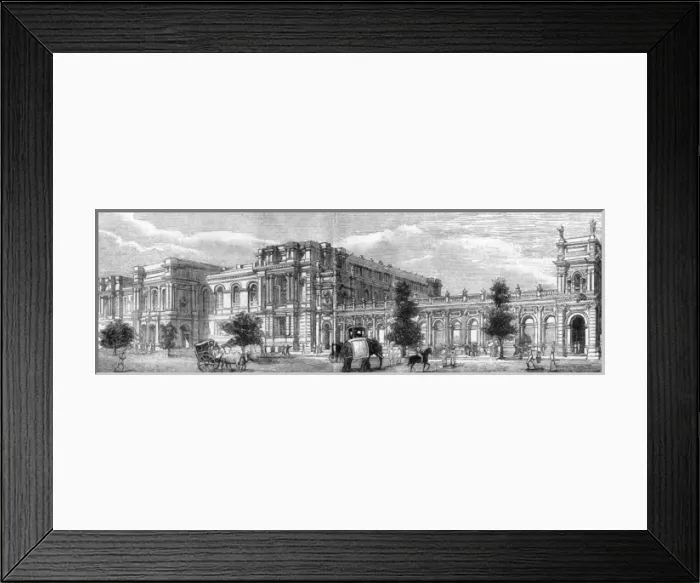 Framed Print : Kolkata - Imperial Indian Museum and annexe