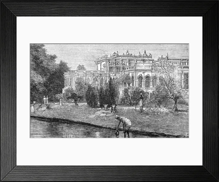 Framed Print : Kolkata - The Belvedere - Residence of Governor of Bengal