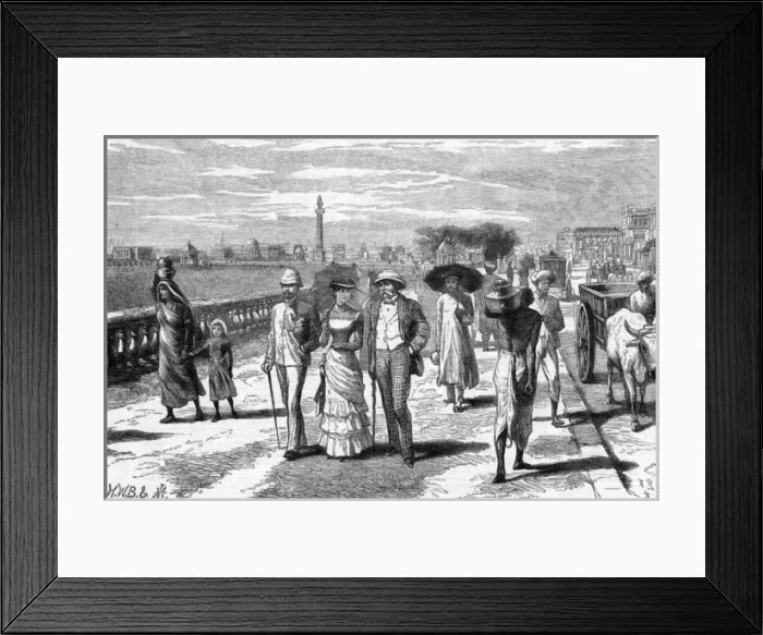 Framed Print : Kolkata - View from roof of Museum - north Framed Print : Kolkata - View from roof of Museum - north