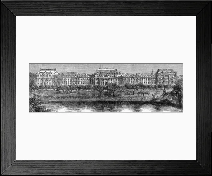 Framed Print : Kolkata - Government Offices - Dalhousie Square