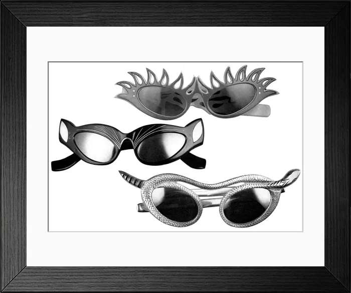 Framed Print : 1950s sunglasses Framed Print : 1950s sunglasses