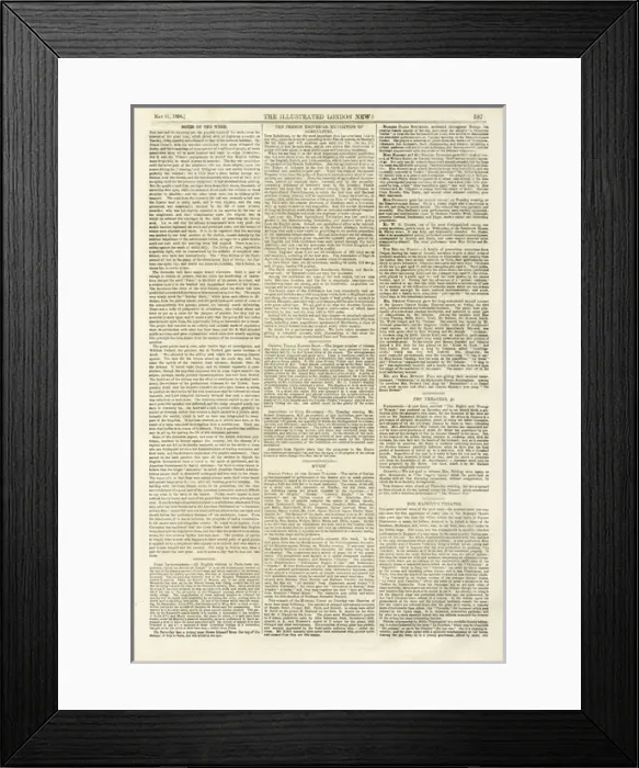 Framed Print : May 31st 1856 p587 Illustrated London News