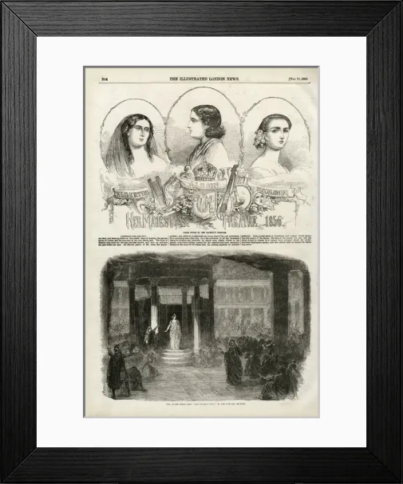 Framed Print : May 10th 1856 p504 Illustrated London News Framed Print : May 10th 1856 p504 Illustrated London News