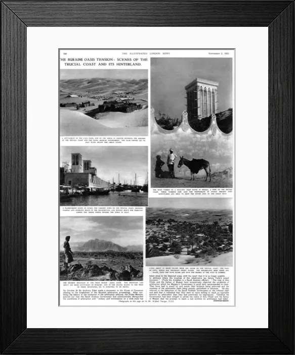 Framed Print : Illustrated London News 5th November 1955 Framed Print : Illustrated London News 5th November 1955