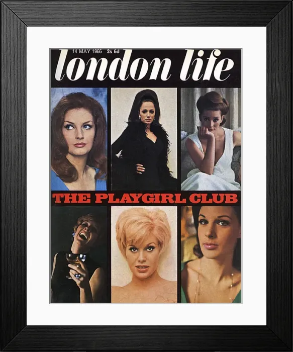 Framed Print : London life front cover - The Playgirl Club Framed Print : London life front cover - The Playgirl Club