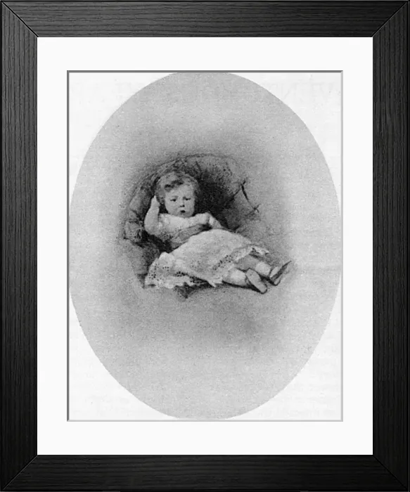 Framed Print : Winston Churchill as a baby Framed Print : Winston Churchill as a baby